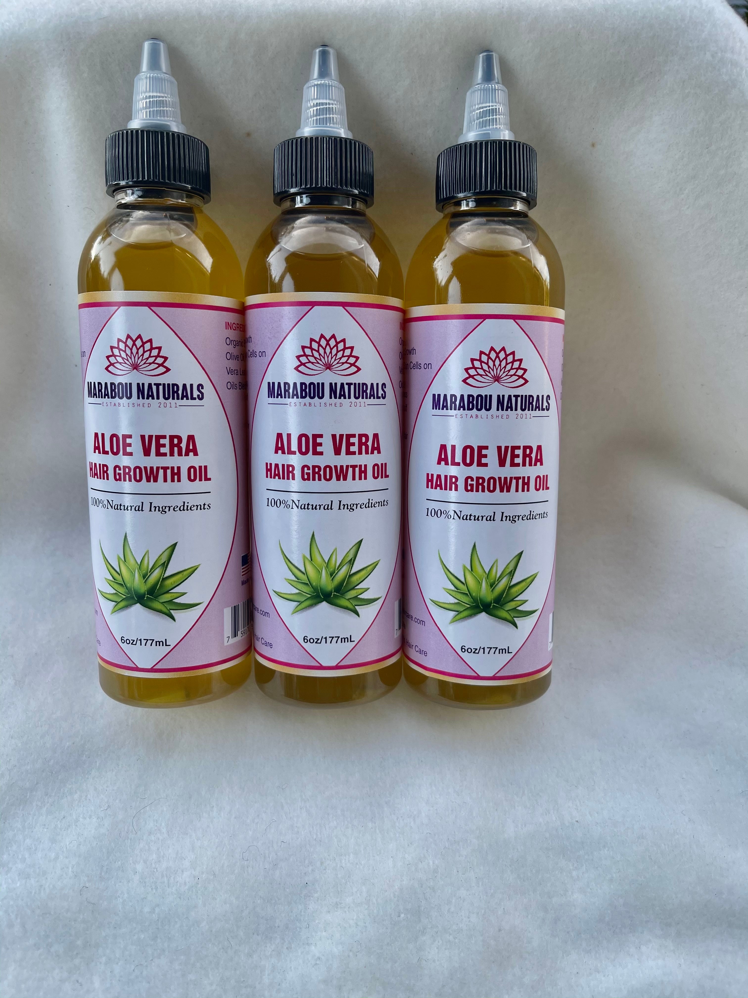 Aloe Vera Hair Growth Oil - Marabounaturals