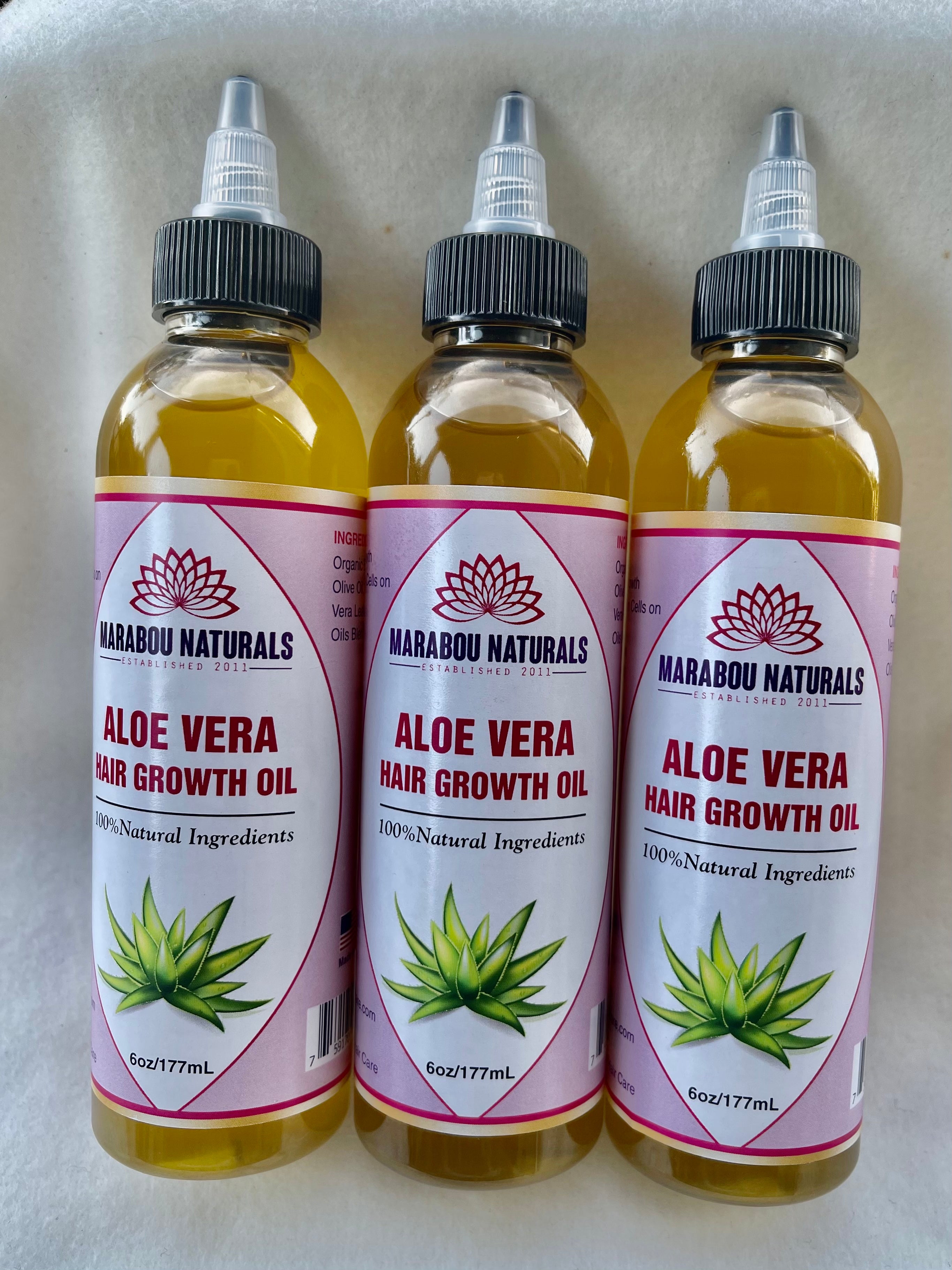 Aloe Vera Hair Growth Oil - Marabounaturals