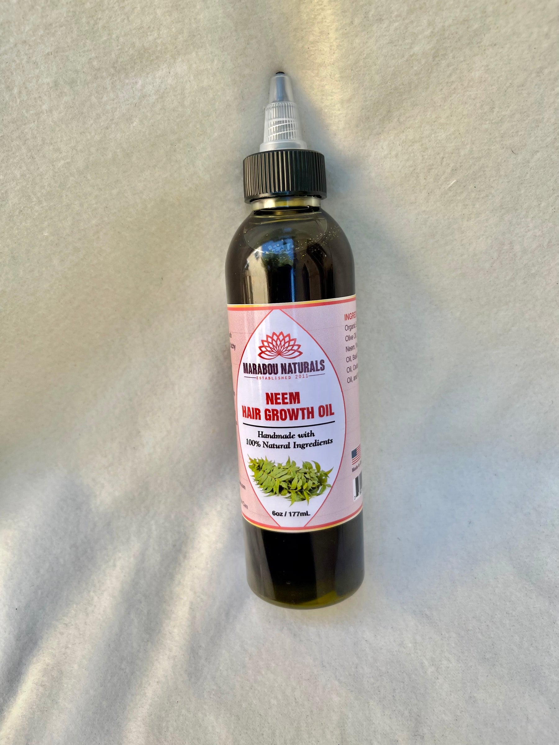 Neem Hair Growth Oil - Marabounaturals