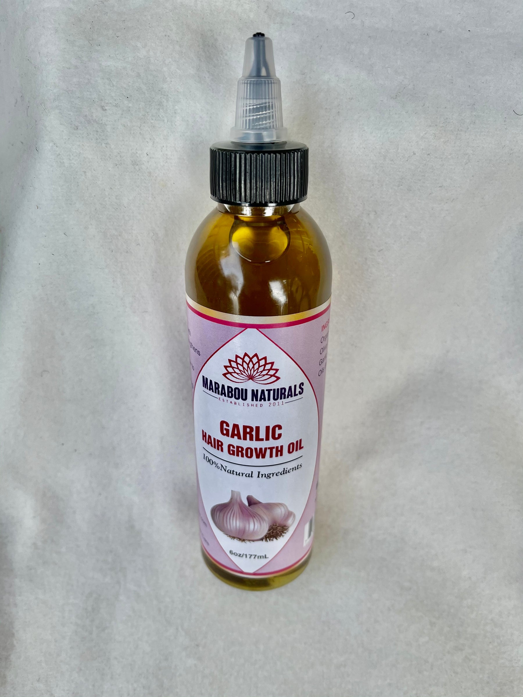 Garlic Hair Growth Oil - Marabounaturals