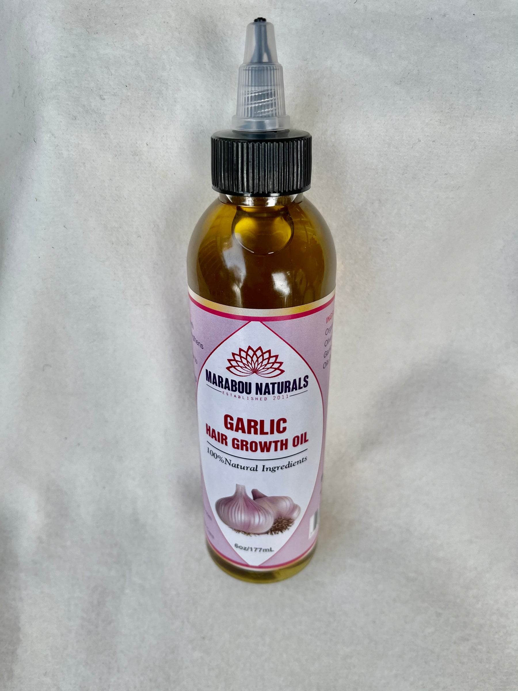 Garlic Hair Growth Oil - Marabounaturals