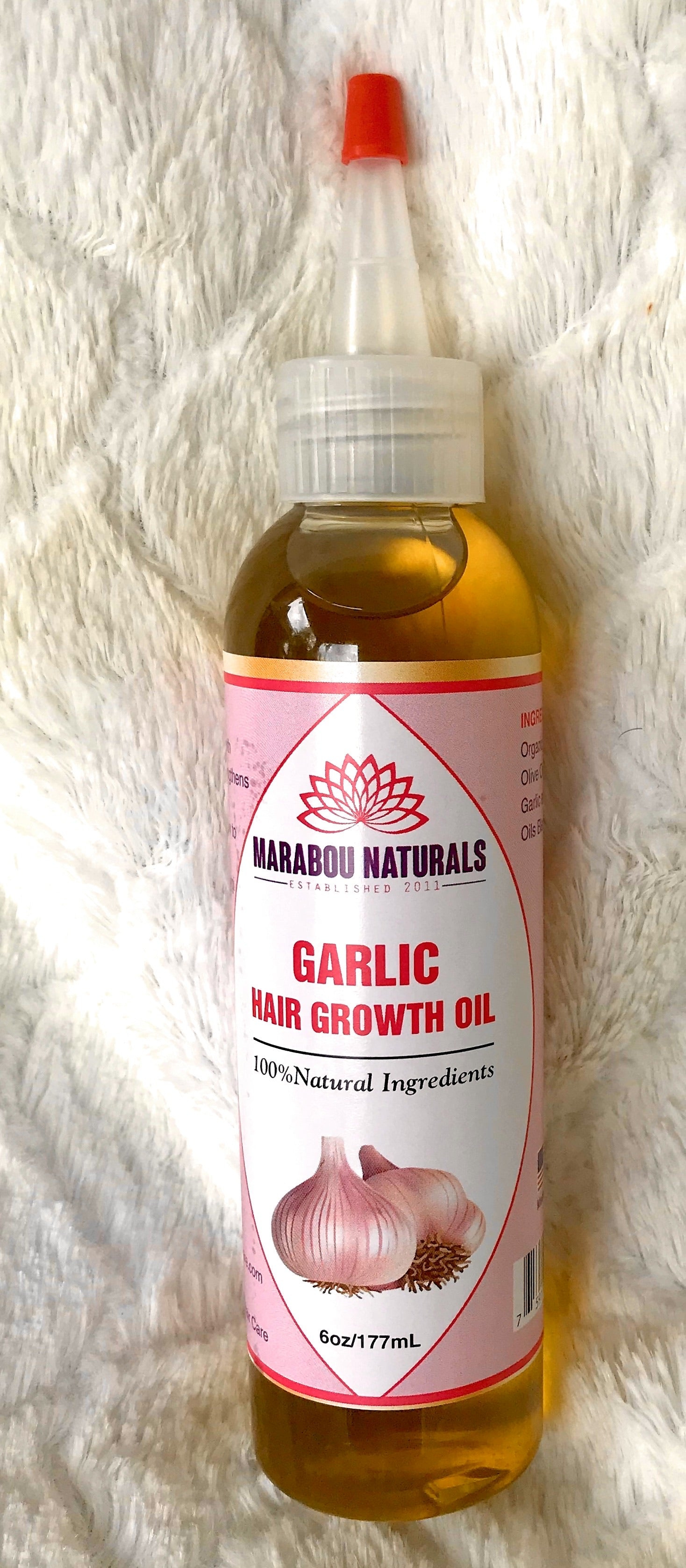 Garlic Hair Growth Oil - Marabounaturals