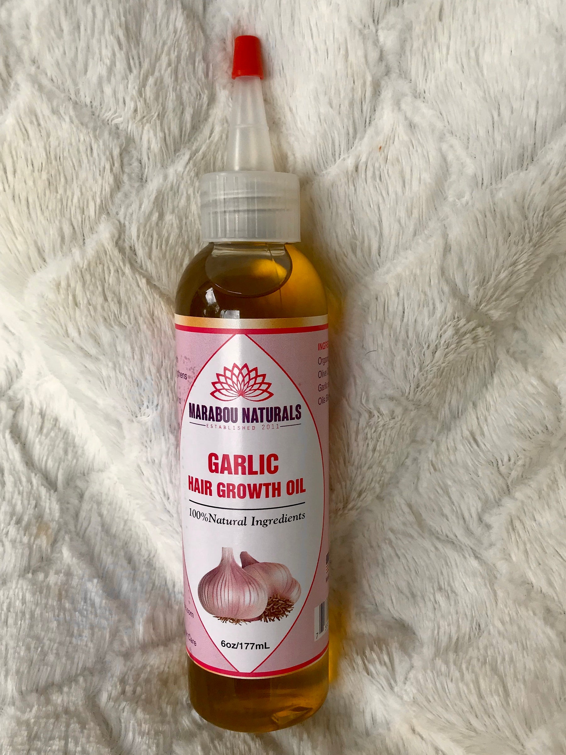 Garlic Hair Growth Oil - Marabounaturals